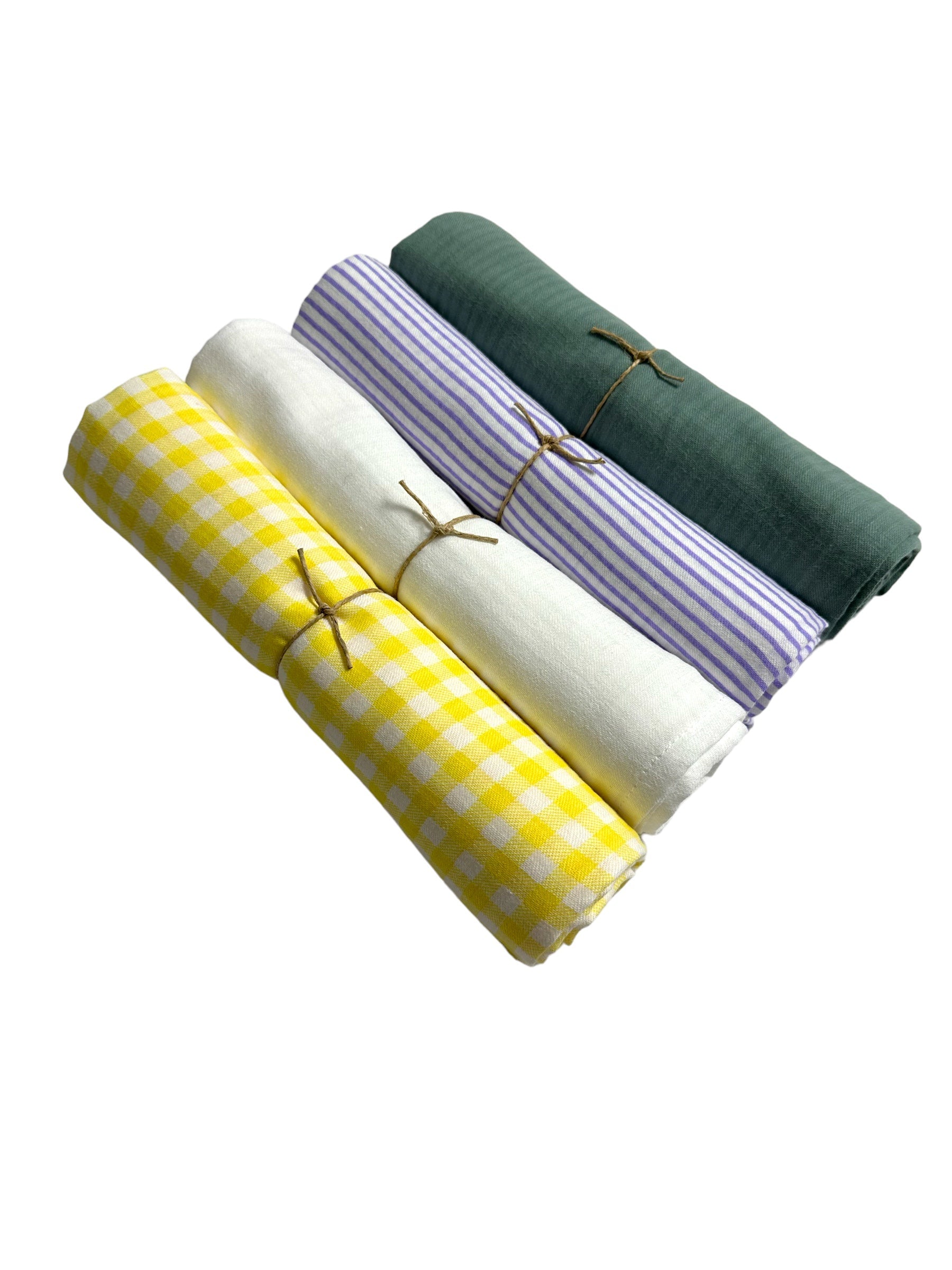 Lot de 4 Maxi langes  100cm x 100cm , combinaison 2