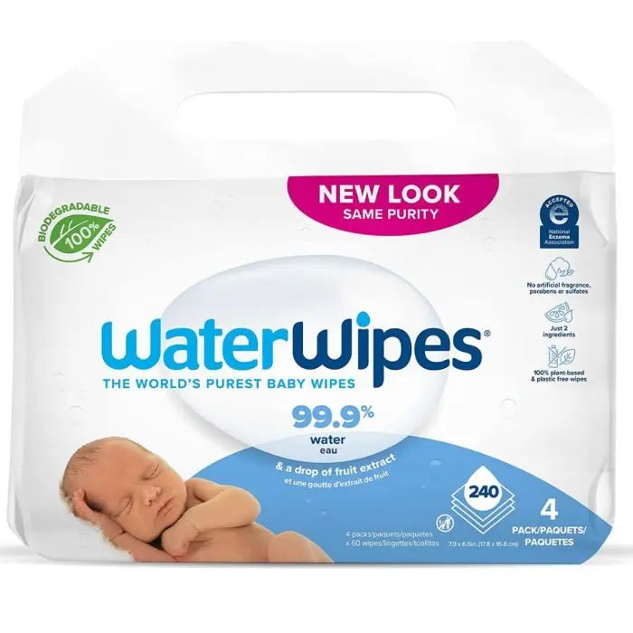 Pack de 4 lingettes pour bébé - Image #1