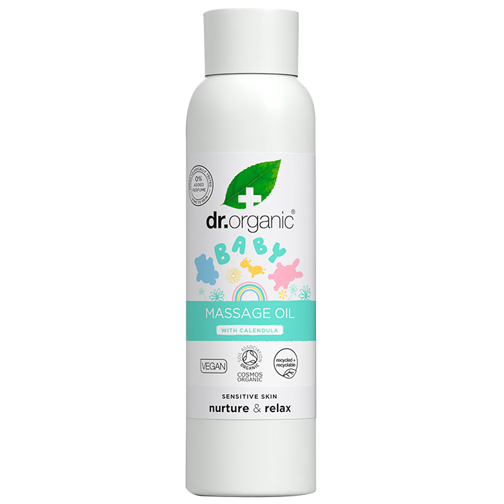 Dr. Organic Bébé Huile de Massage au Calendula Bio 150 ml