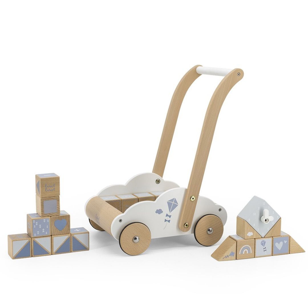 Chariot Éducatif pour Bébé - Bleu