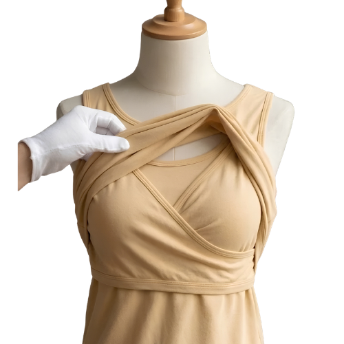 Débardeur d'allaitement Beige