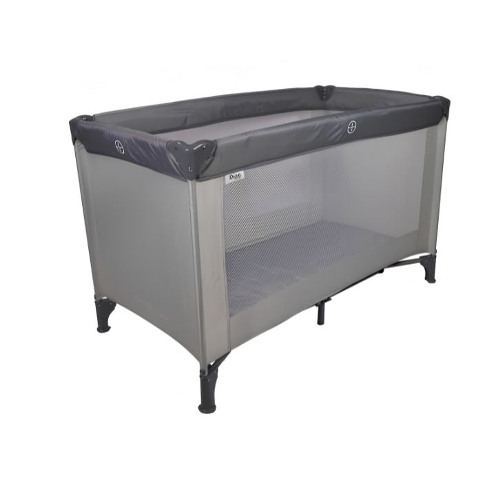 Basic Travel Cot - grey