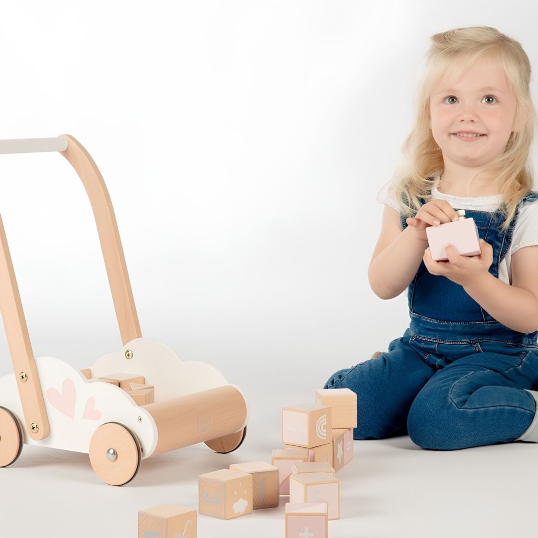 Chariot Éducatif pour Bébé - Rose
