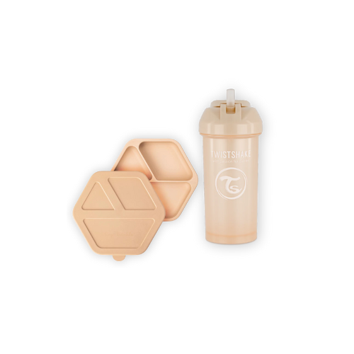 PACK REPAS EN SILICONE – SABLE & PEARL CHAMPAGNE
