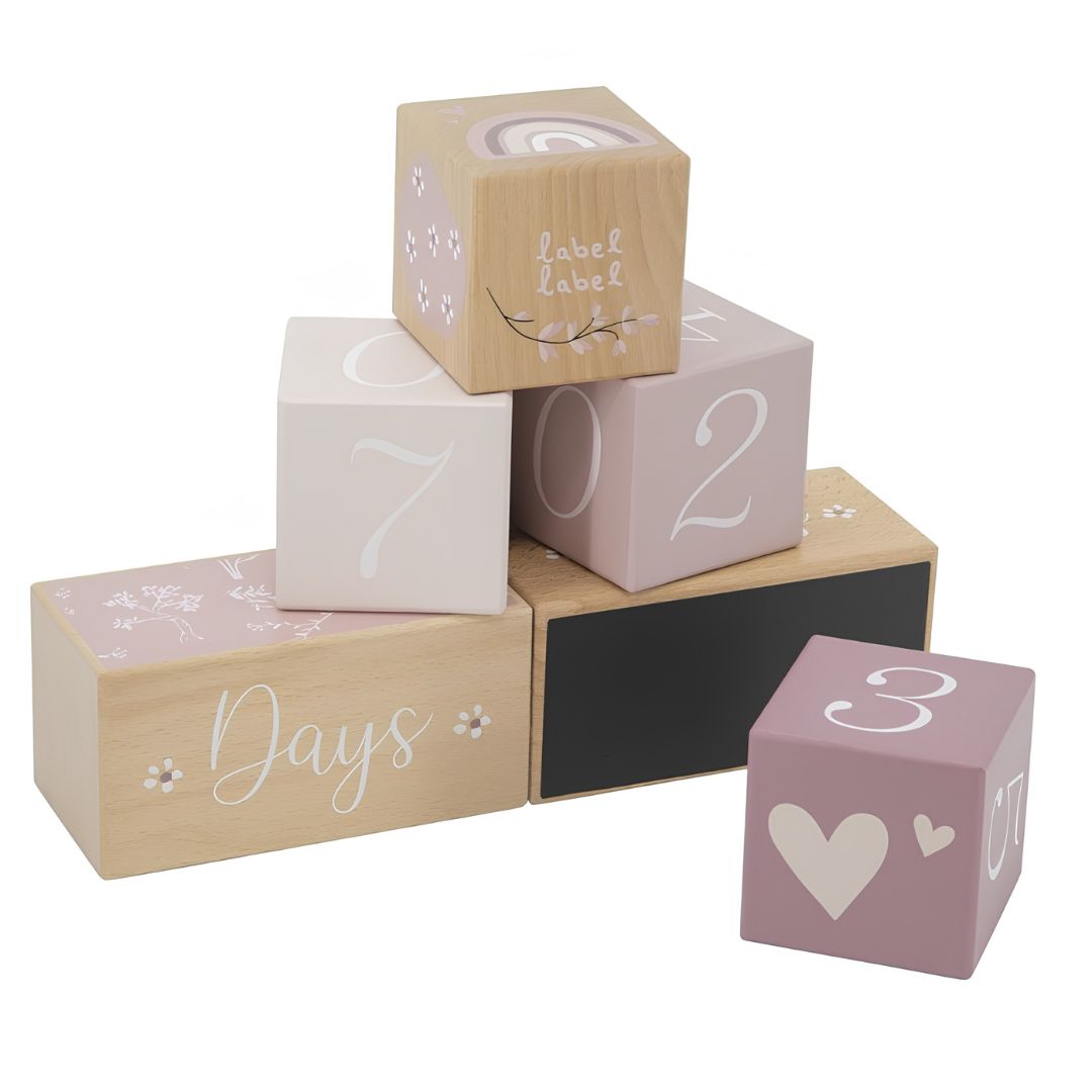 Blocs Étapes Bébé - Rose