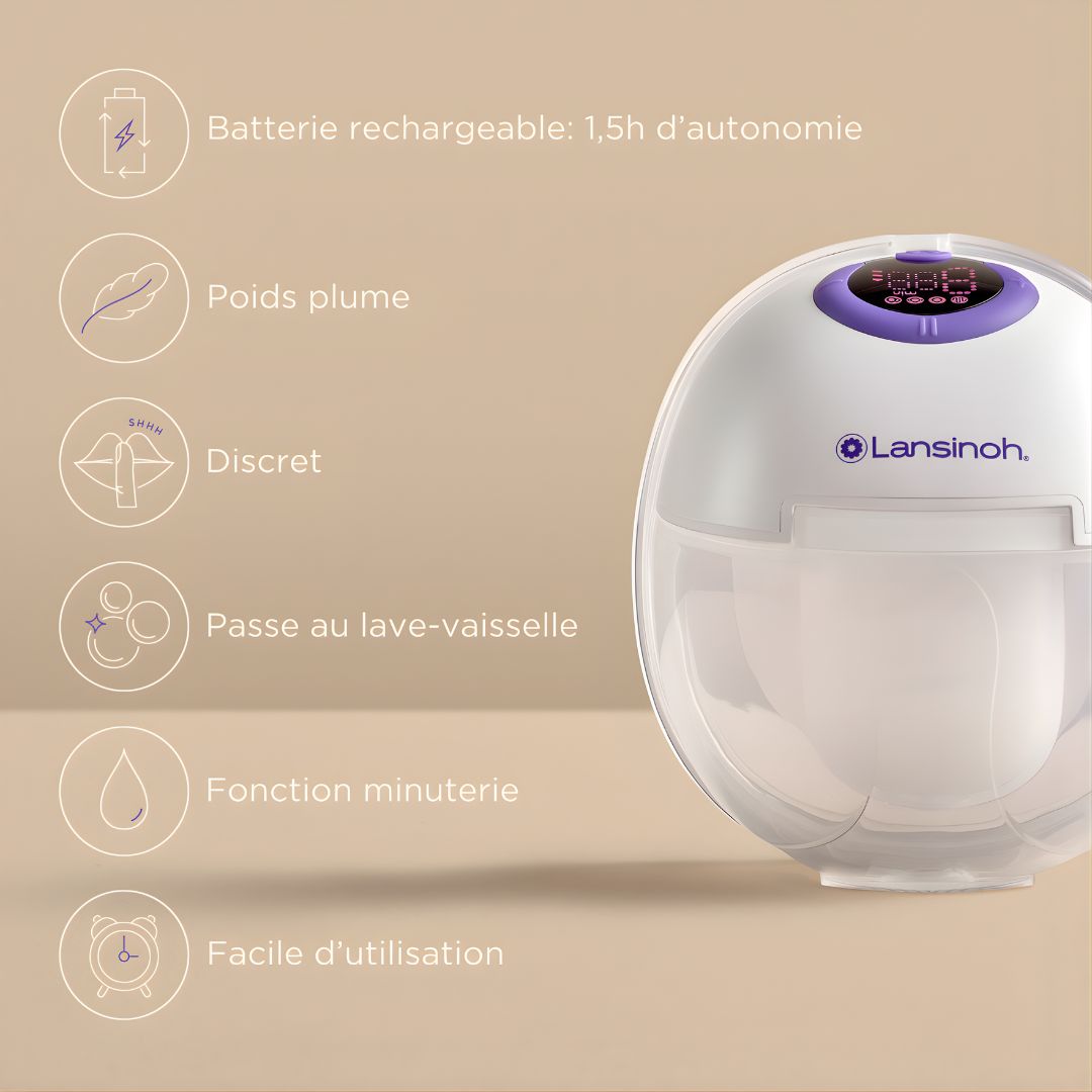 Lansinoh – Tire-lait Mains Libres Simple