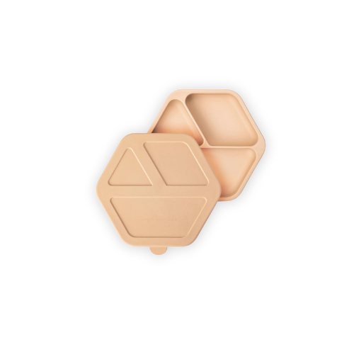 PACK REPAS EN SILICONE – SABLE & PEARL CHAMPAGNE