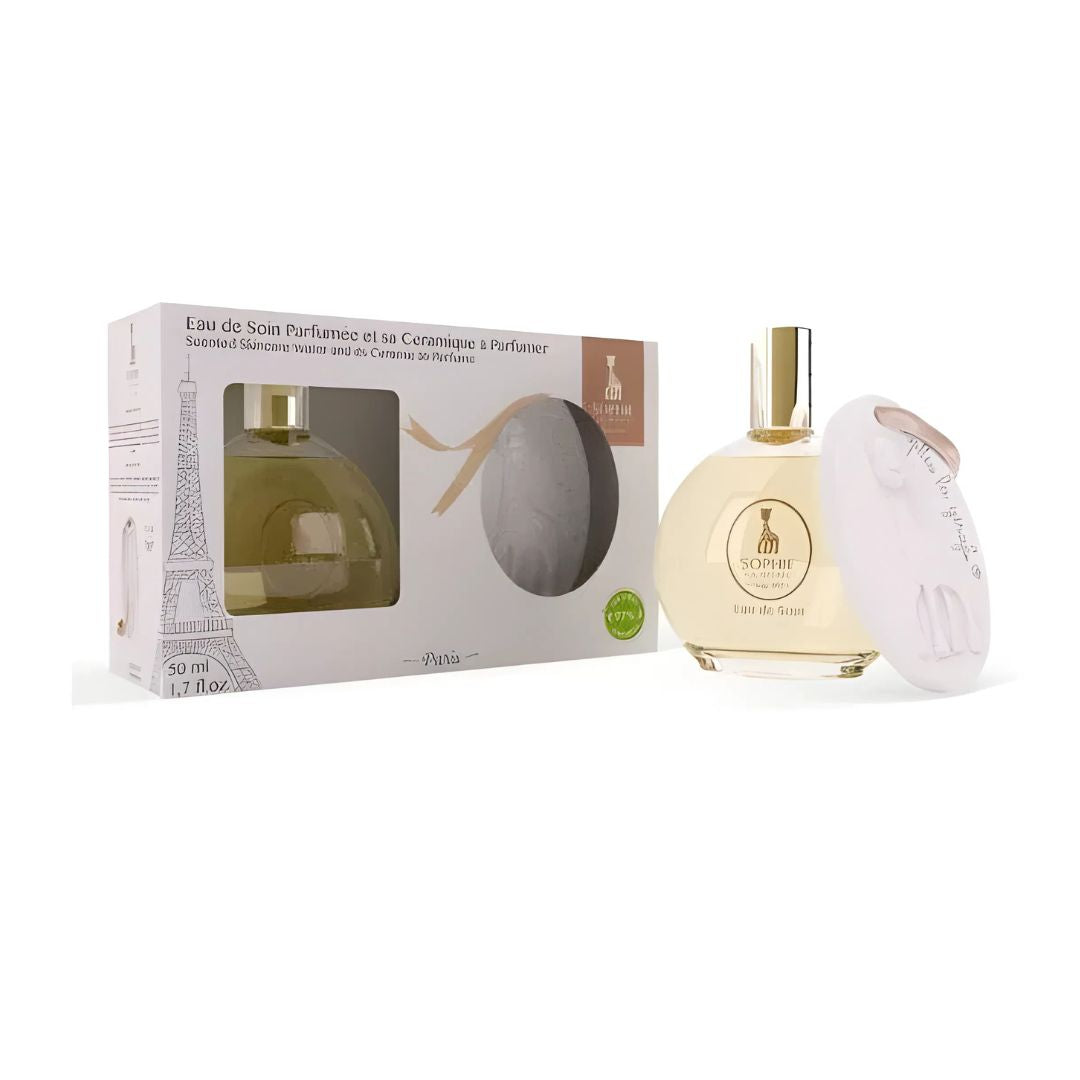 Sophie la Girafe – Coffret Eau de Soin Parfumée 50 ml avec céramique
