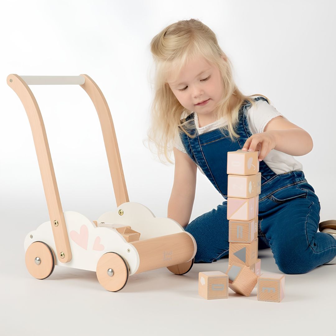 Chariot Éducatif pour Bébé - Rose