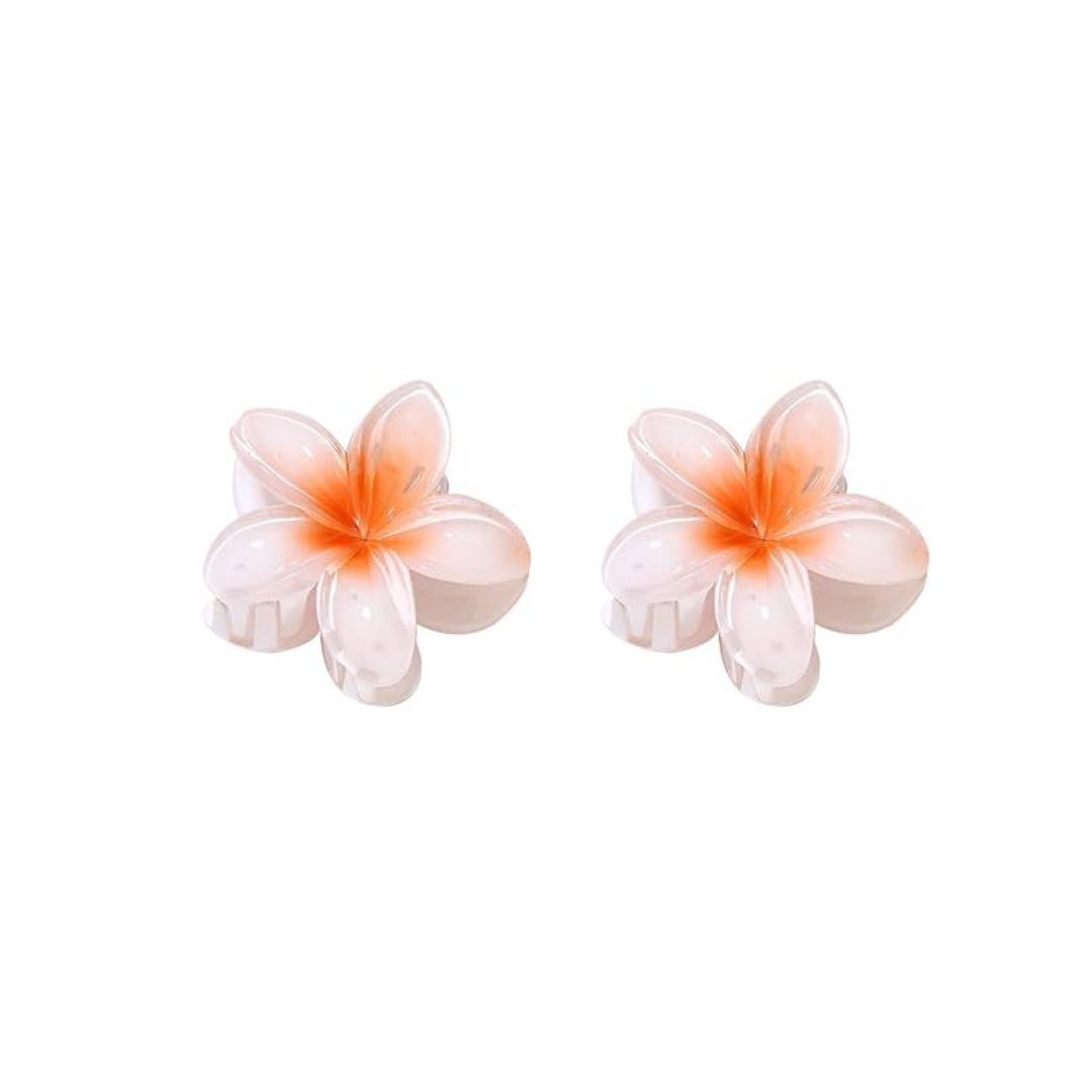 2 Mini pince À Cheveux Fleur