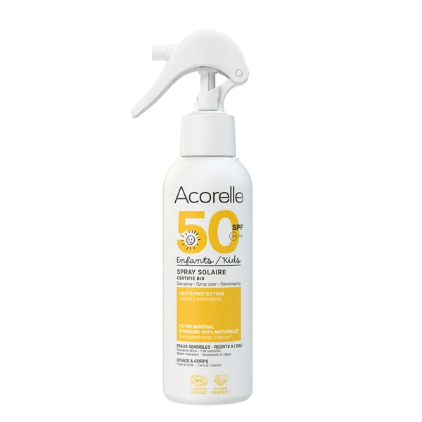 Spray solaire bio enfants SPF 50
