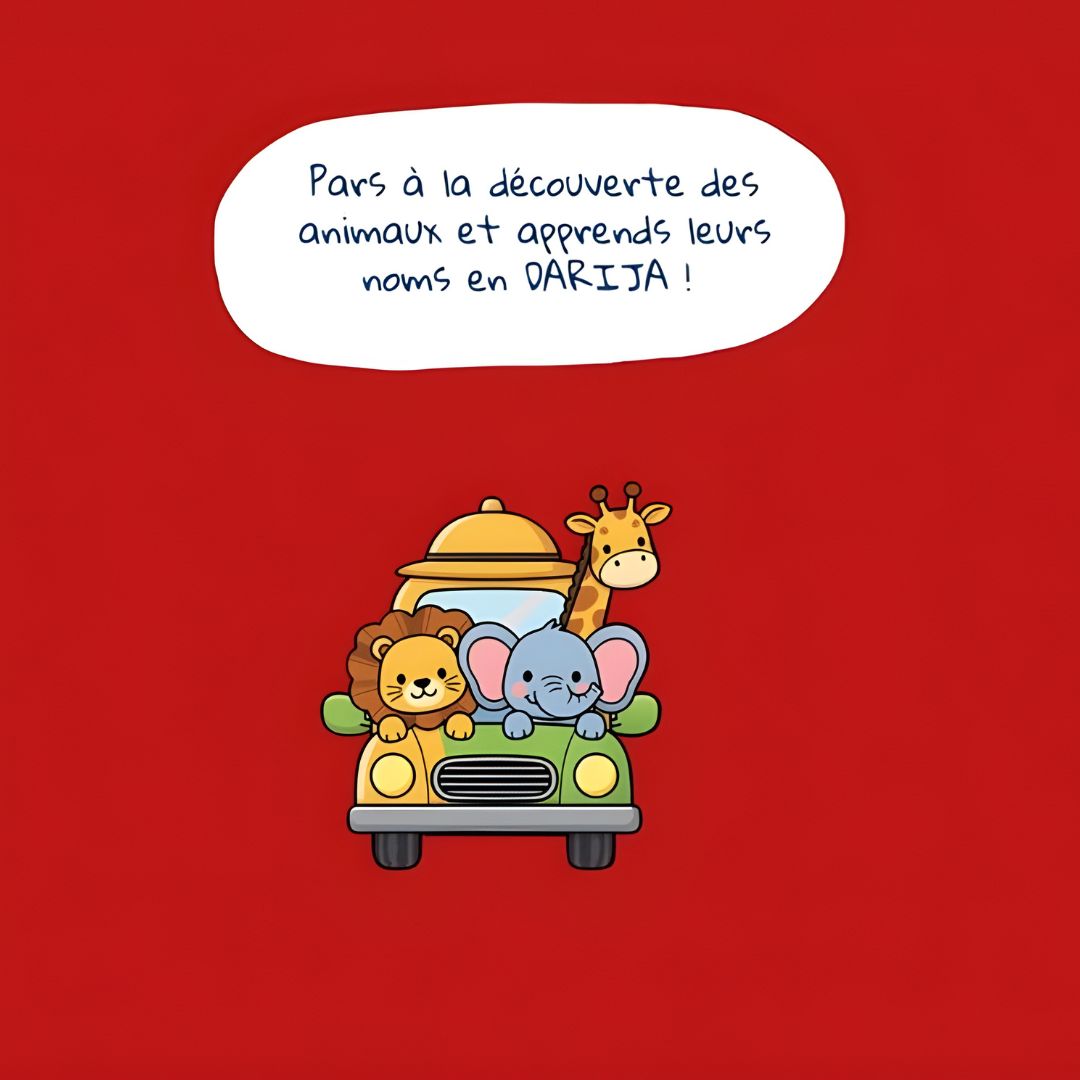 My First DARIJA – Animaux En darija et français