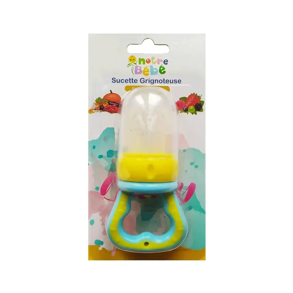 Notre Bébé sucette grignoteuse Fruits et Légumes +4m - Bleu