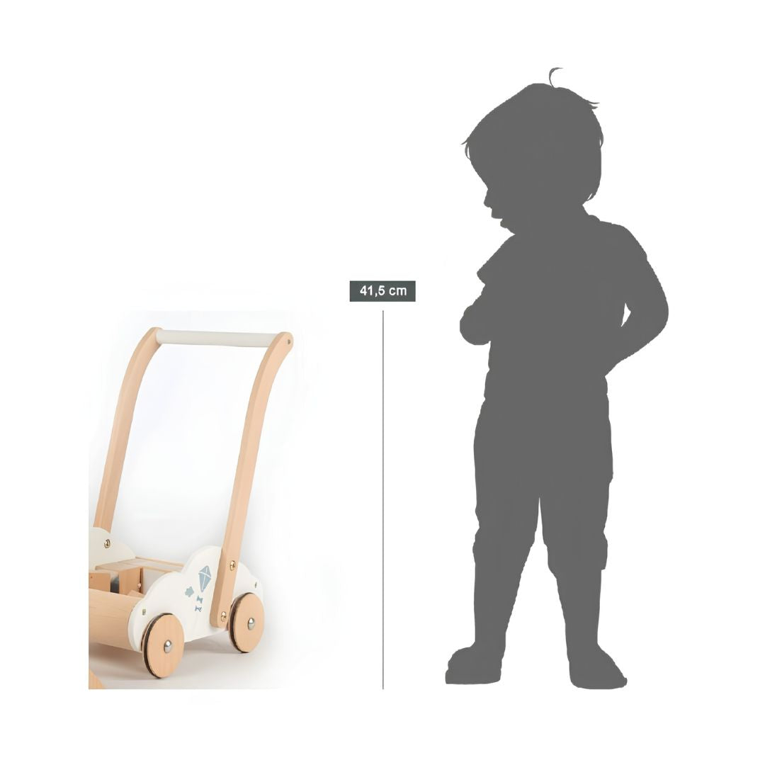 Chariot Éducatif pour Bébé - Bleu