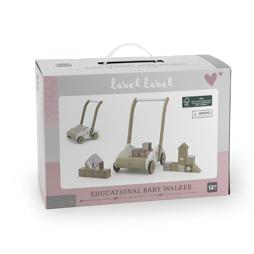Chariot Éducatif pour Bébé - Rose