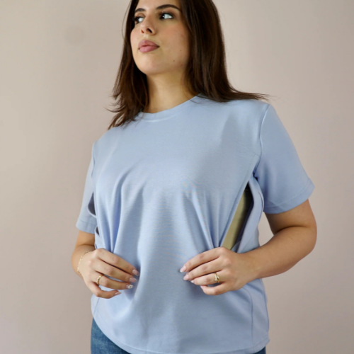 T-Shirt d'allaitement Lavande