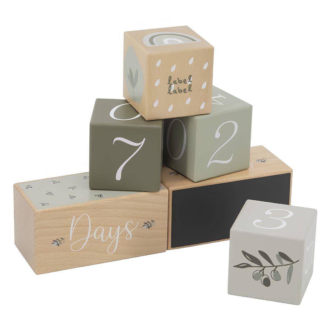 Blocs Étapes Bébé - Vert Olive