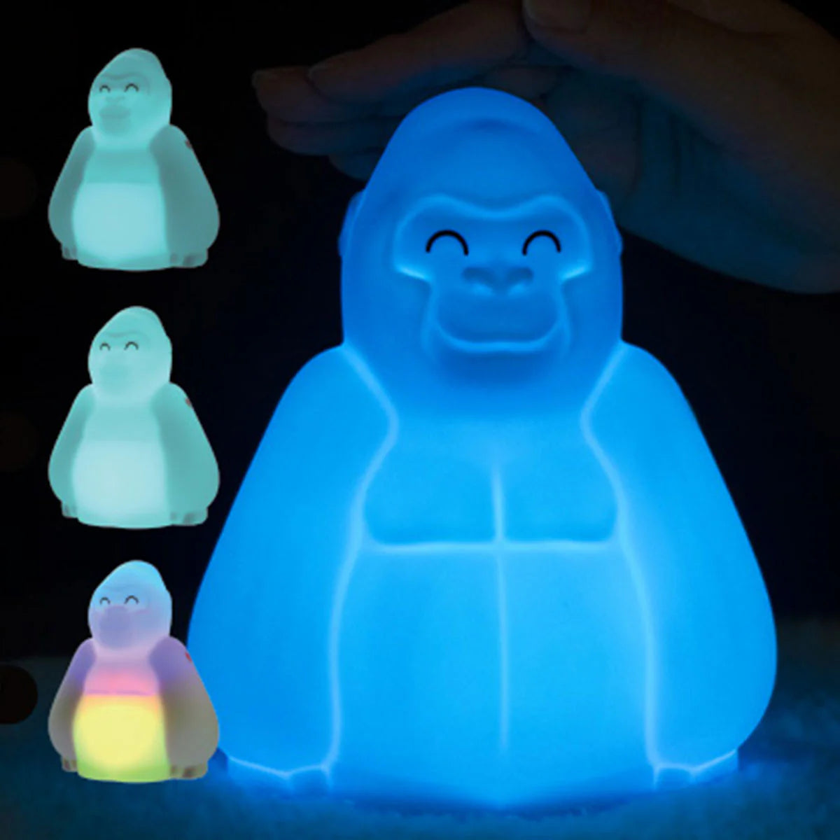 Veilleuse en silicone Dhink - Max le gorille