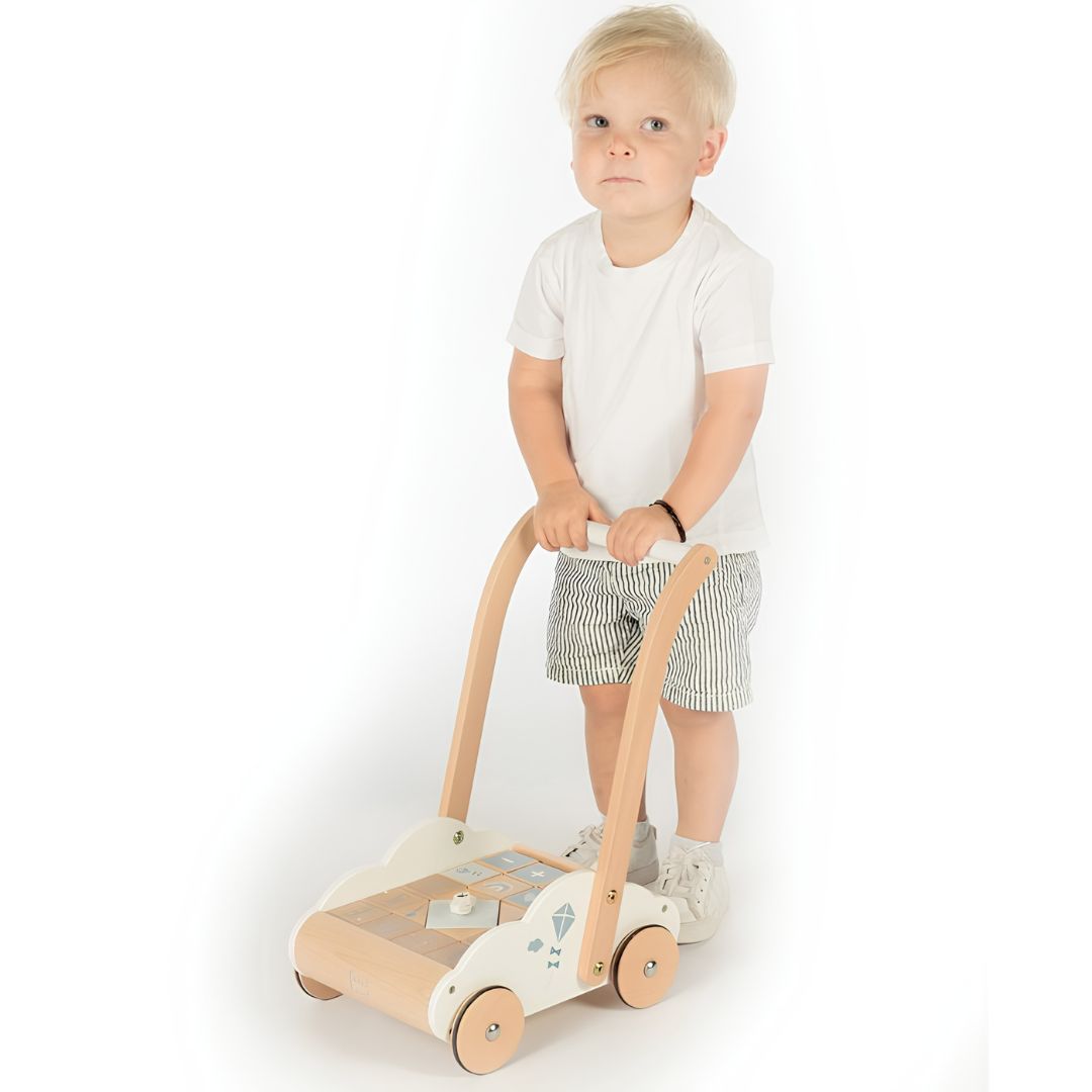 Chariot Éducatif pour Bébé - Bleu