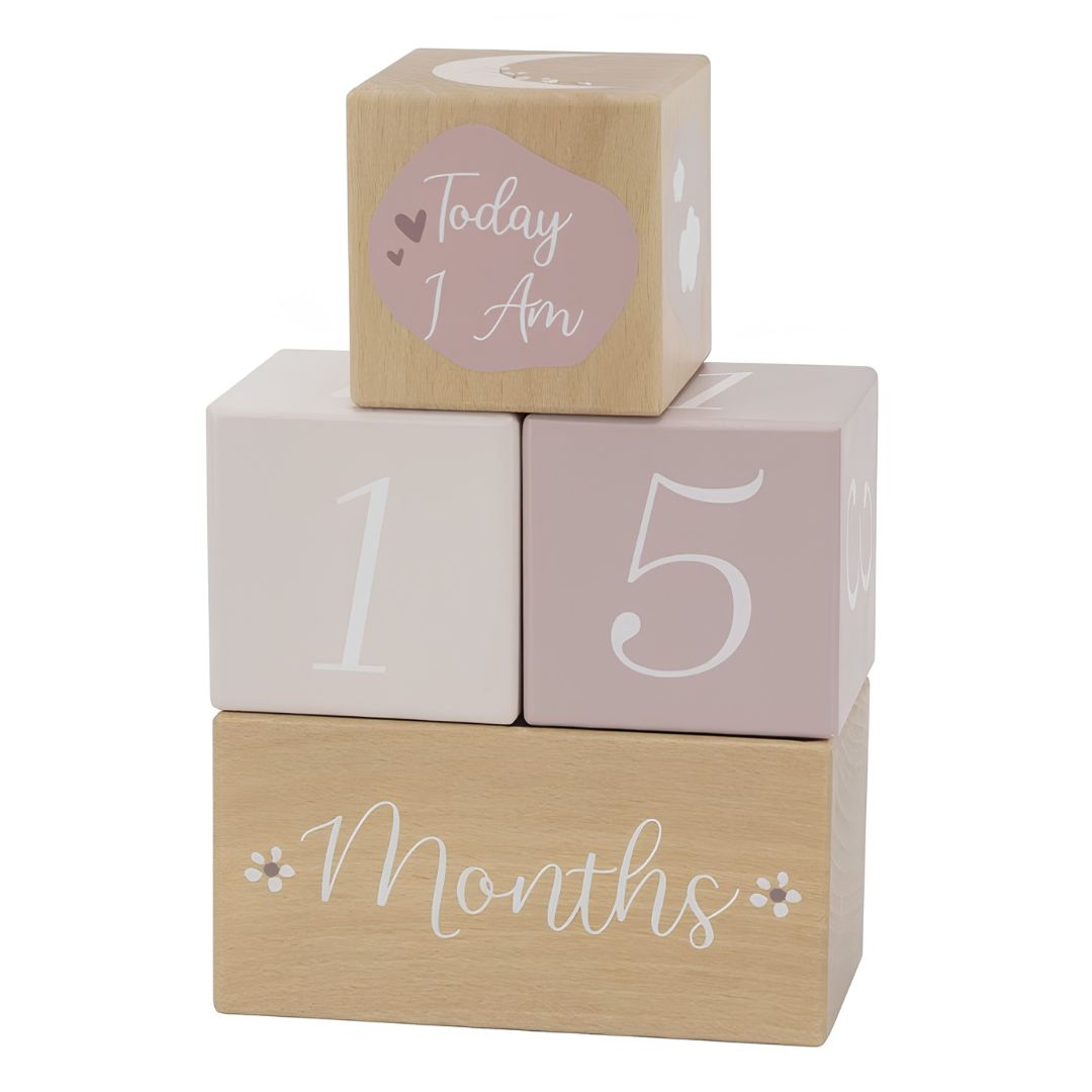 Blocs Étapes Bébé - Rose