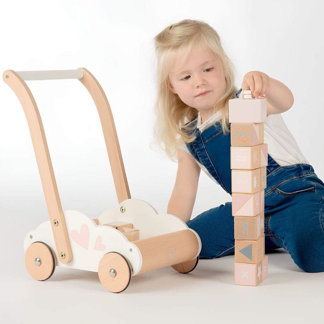 Chariot Éducatif pour Bébé - Rose