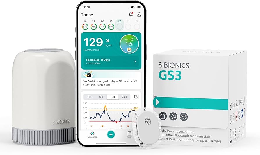 SIBIONICS GS3 – Système de surveillance continue du glucose (CGM)