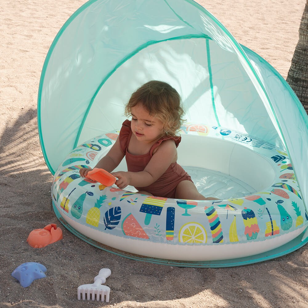 HELLO SUMMER BABY POOL WITH TENT