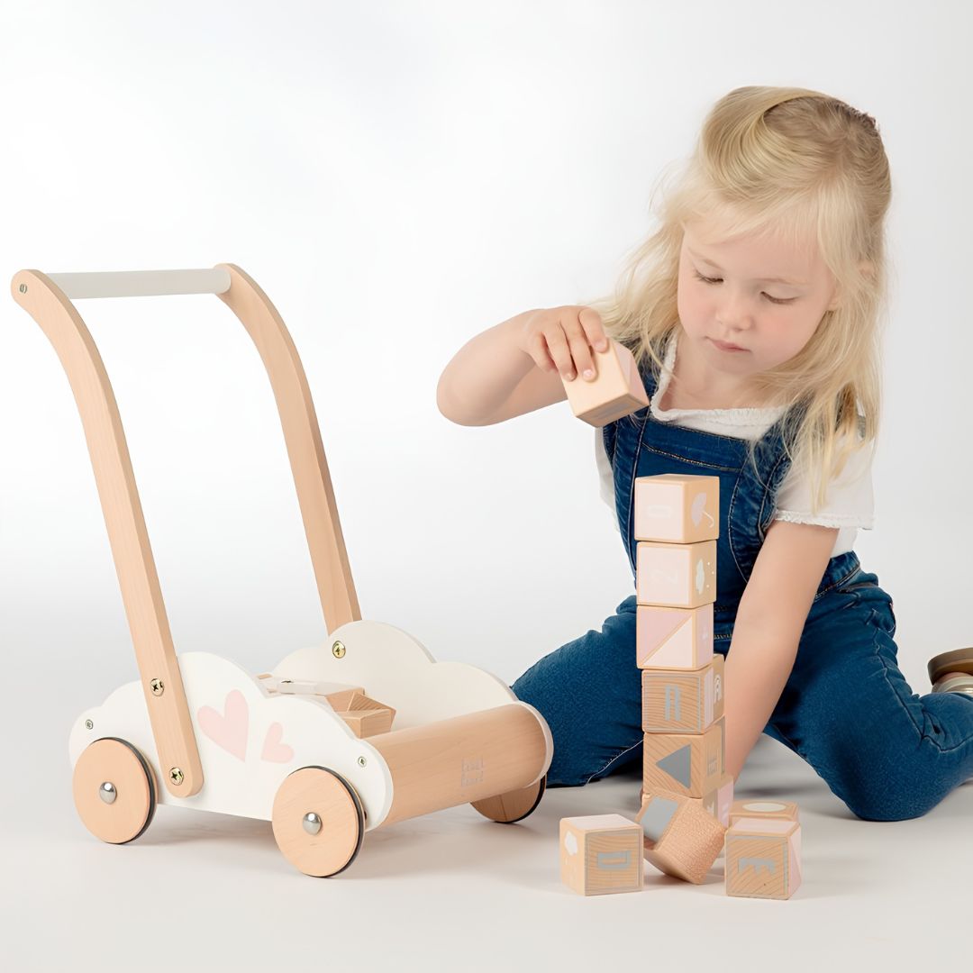 Chariot Éducatif pour Bébé - Rose