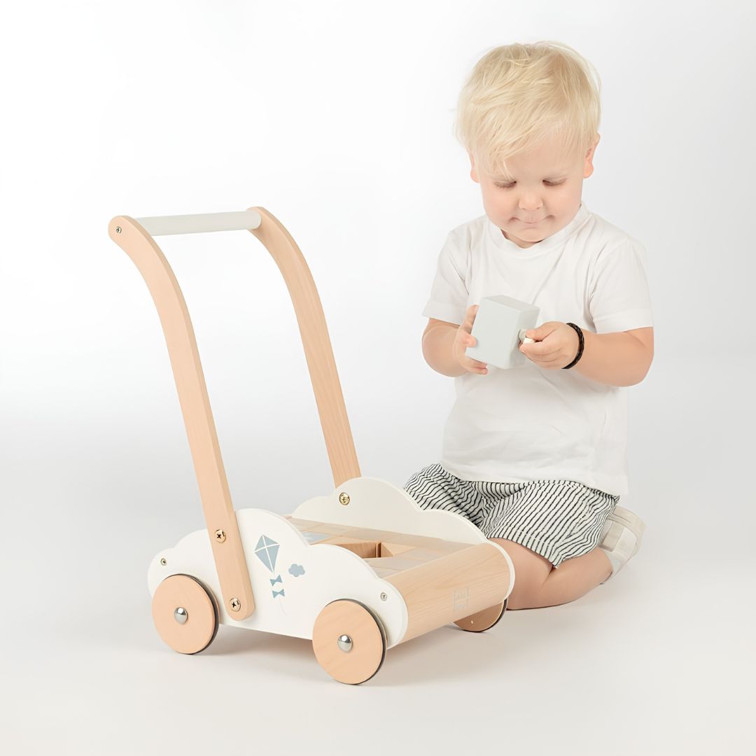 Chariot Éducatif pour Bébé - Bleu