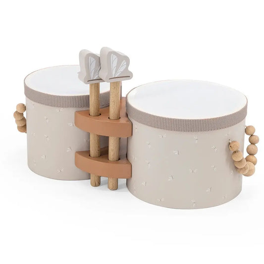 Bongos en bois - Nougat - Image #1