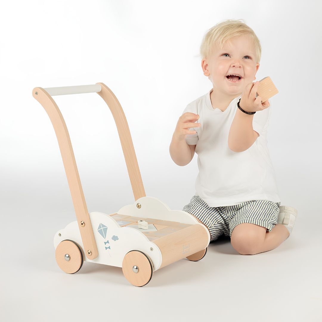 Chariot Éducatif pour Bébé - Bleu