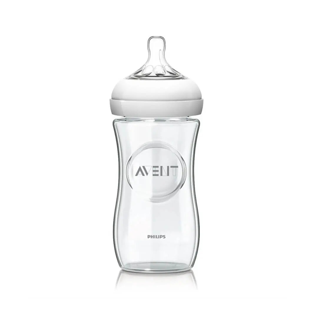AVENT NATURAL BIBERON 1M+ EN VERRE 240ML
