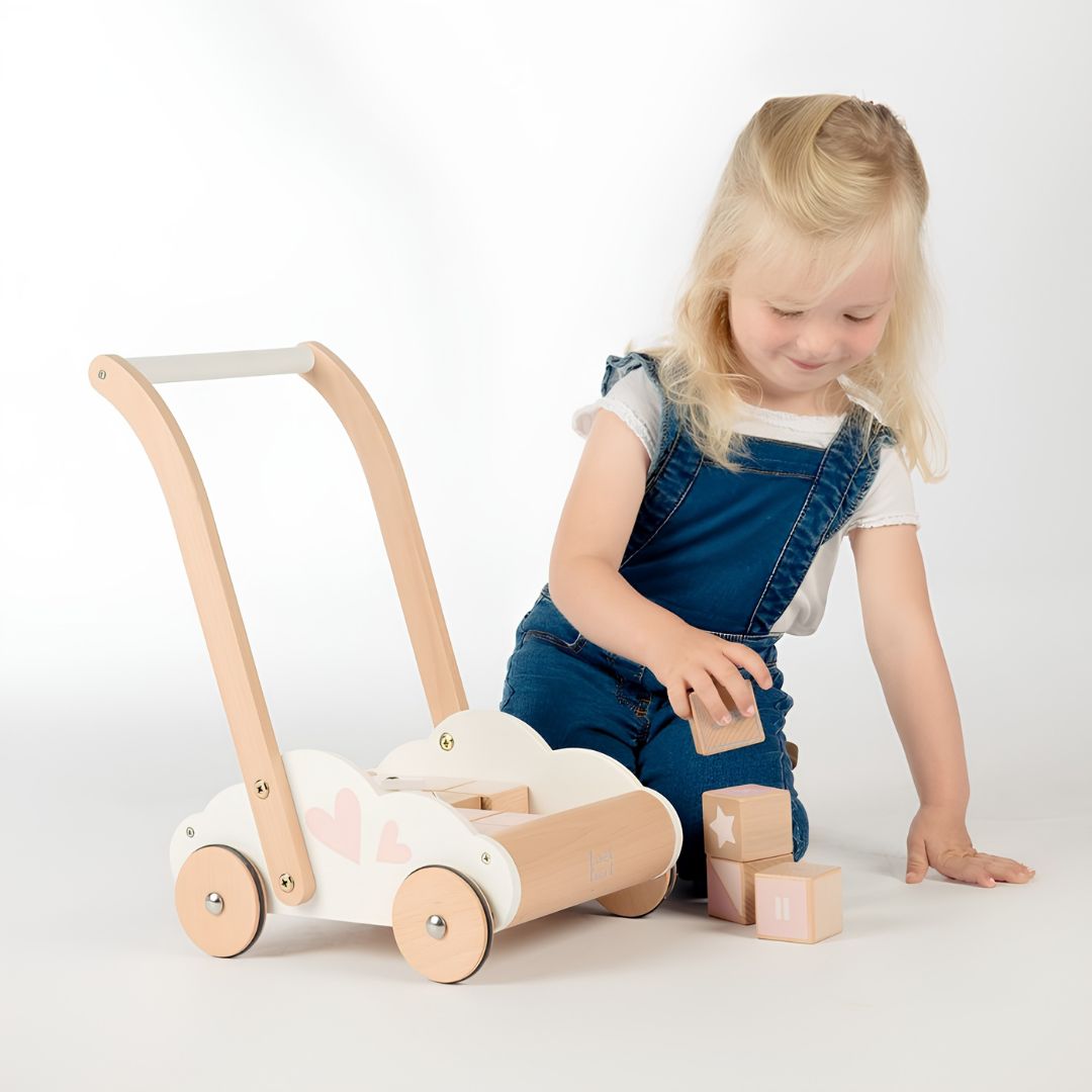 Chariot Éducatif pour Bébé - Rose