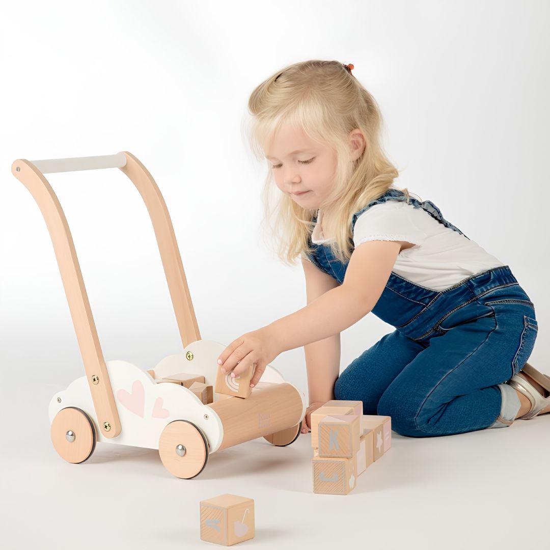 Chariot Éducatif pour Bébé - Rose