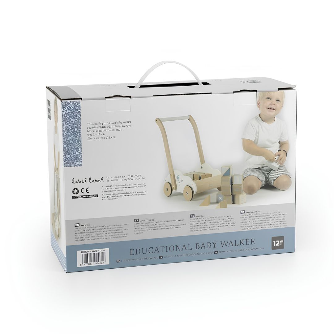 Chariot Éducatif pour Bébé - Bleu