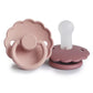 lot de 2 tétines Daisy en silicone - Cream / Dusty rose taille 2 (6-18mois)