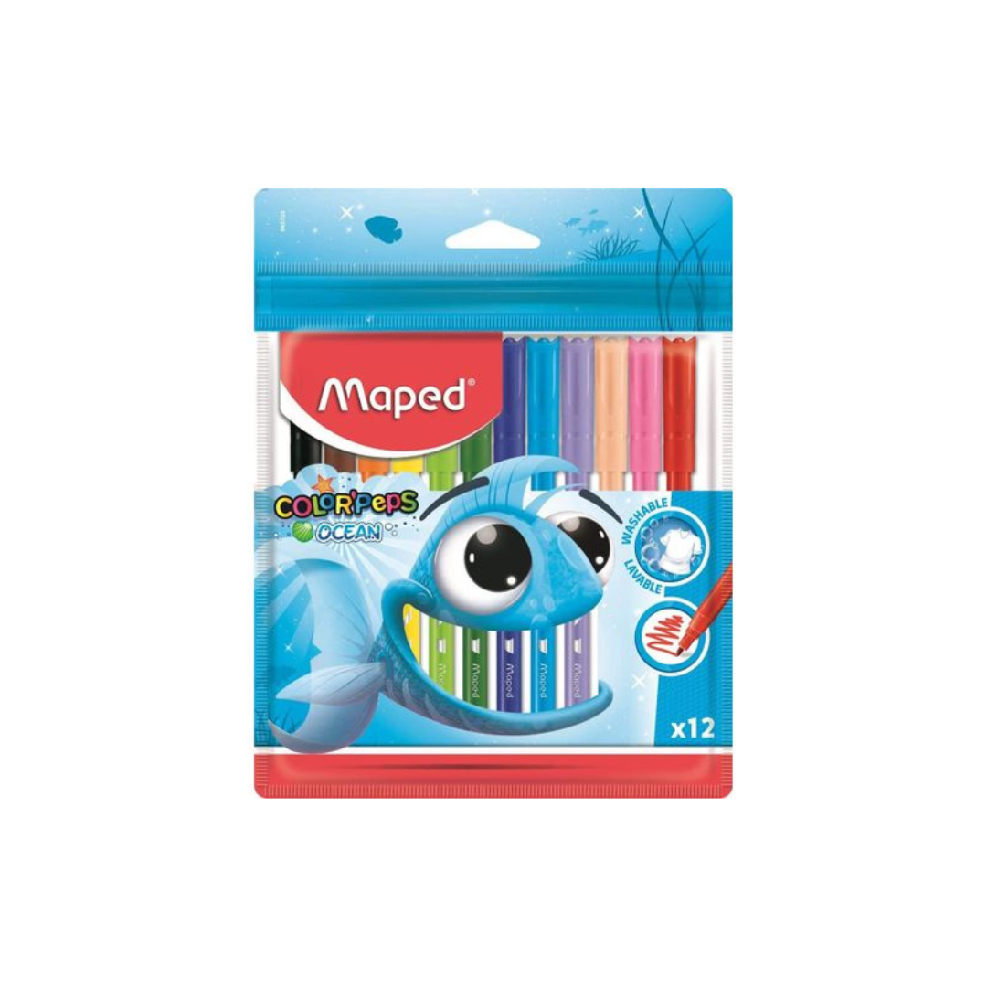 Pack de 12 feutre Maped