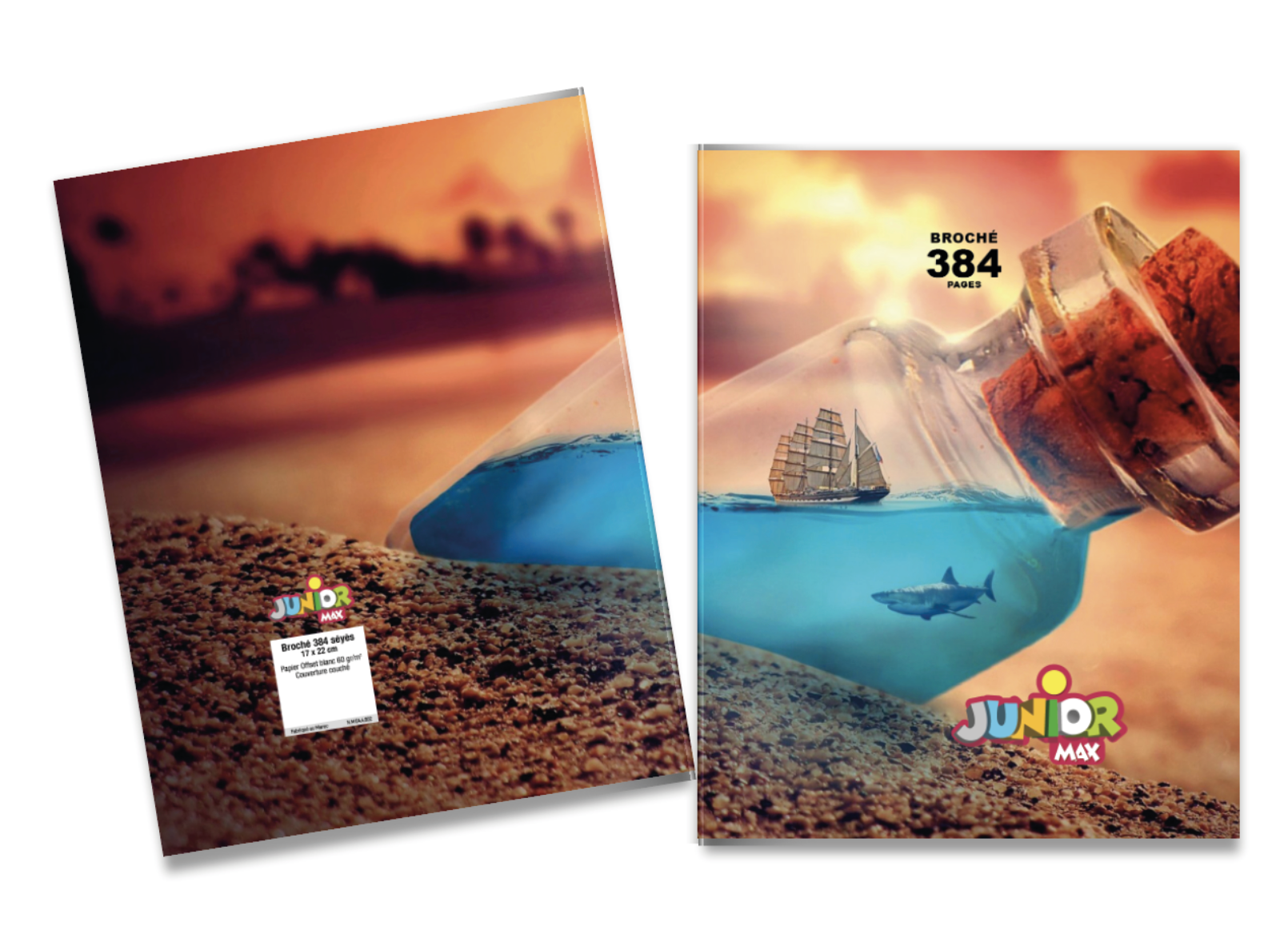 Cahier de 384 pages
