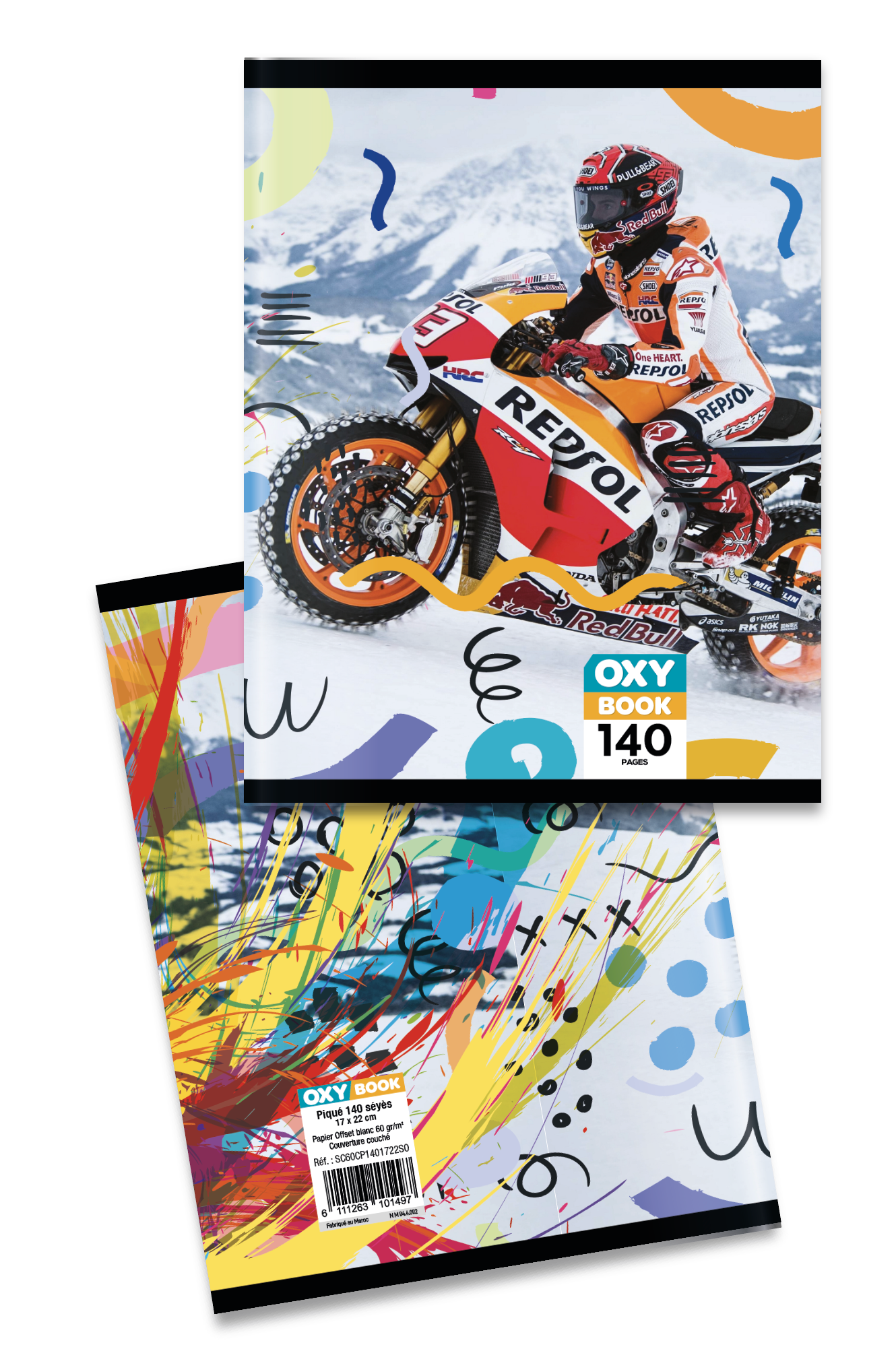 Cahier de 140 pages