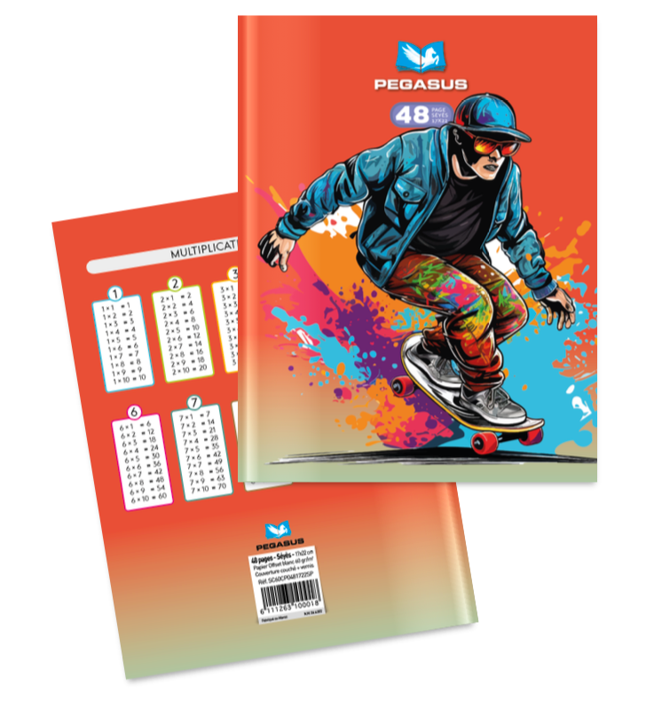 Cahier de 48 page