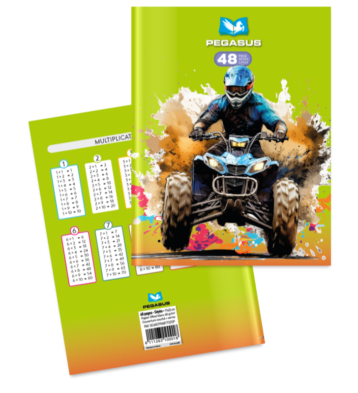 Cahier de 48 page