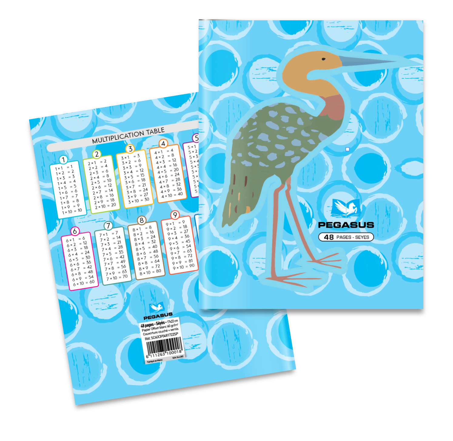 Cahier de 48 page