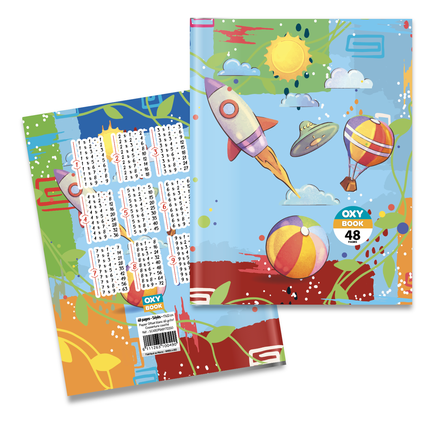Cahier de 48 pages