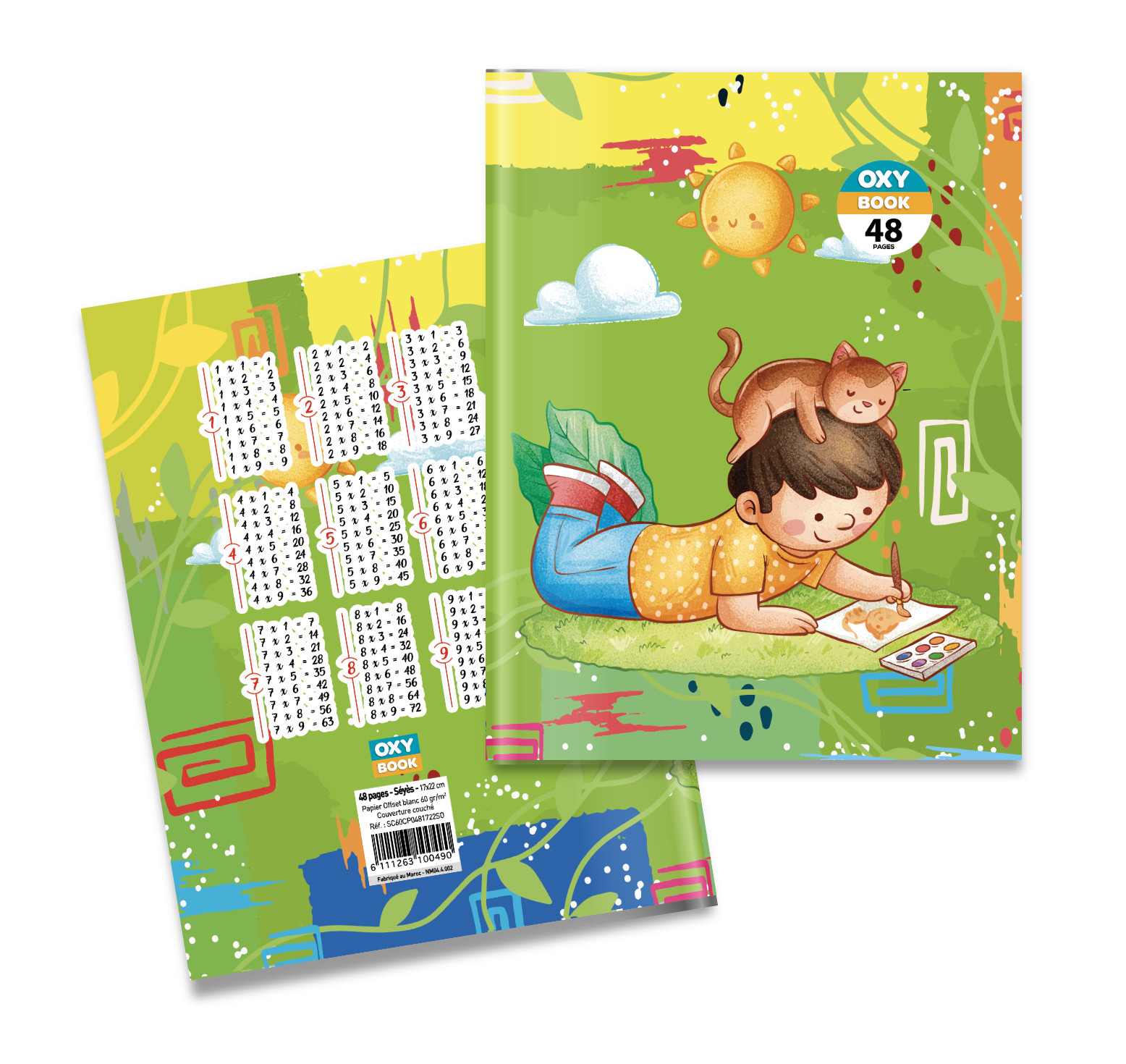 Cahier de 48 pages
