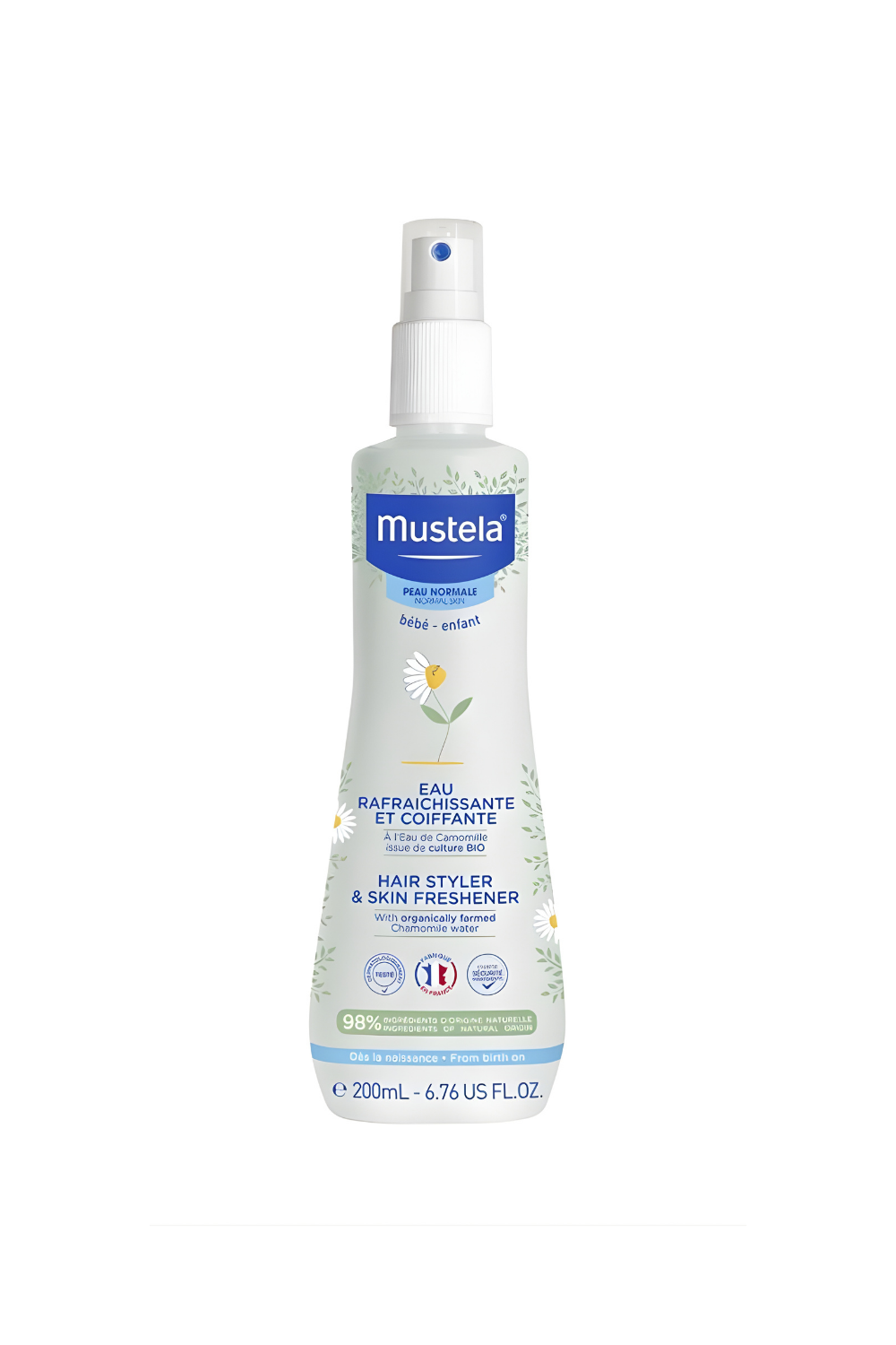MUSTELA EAU RAFRAÎCHISSANTE ET COIFFANTE - 200 ML