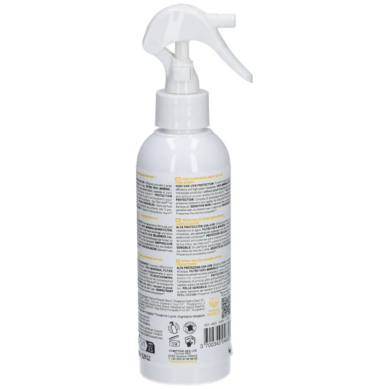 Spray solaire bio enfants SPF 50