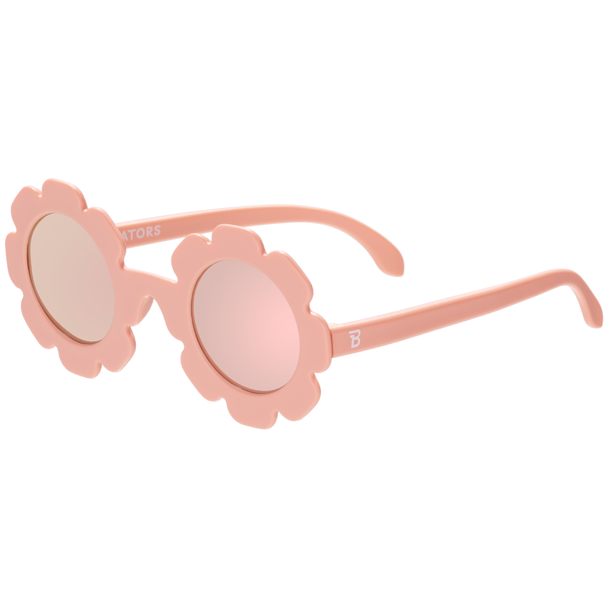 POLARIZED FLOWER: PEACHY KEEN | ROSE GOLD MIRRORED LENS | AGES 3-5