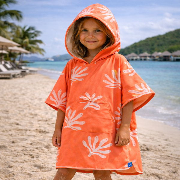 Poncho Enfant Séchage Rapide Anti-Sable - Key West