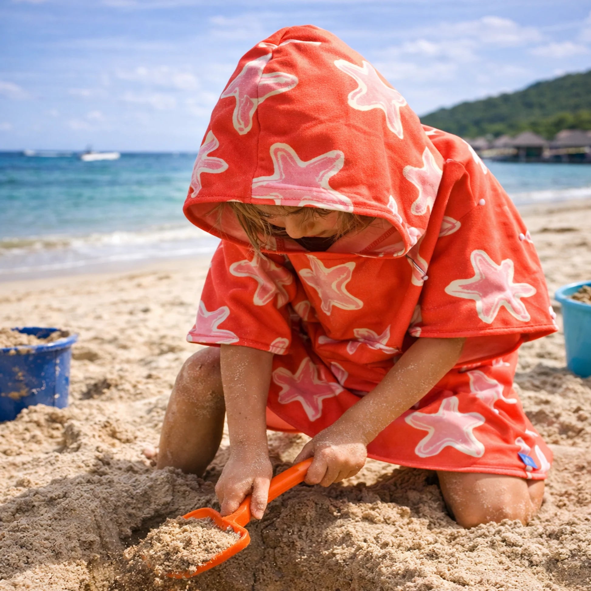 Poncho Enfant Séchage Rapide Sans Sable – San Juan