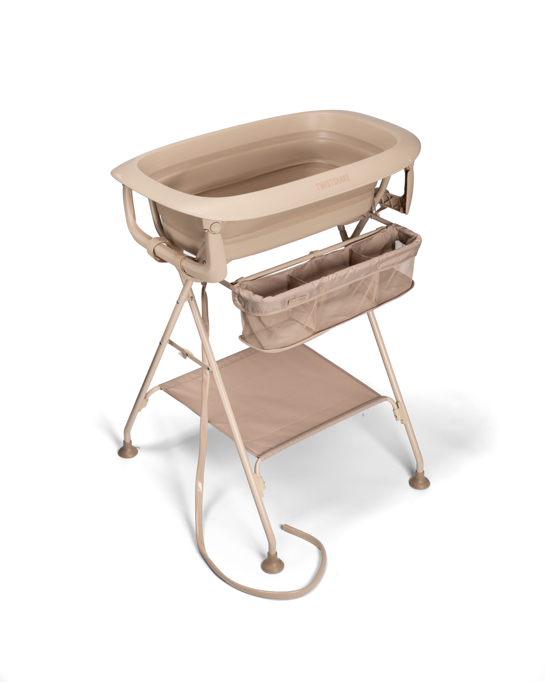 Twistshake Baignoire, Transat de Bain, Rinceur & 6 Jouets, – Mocha
